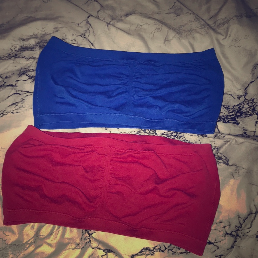 Red and blue Bandeaus